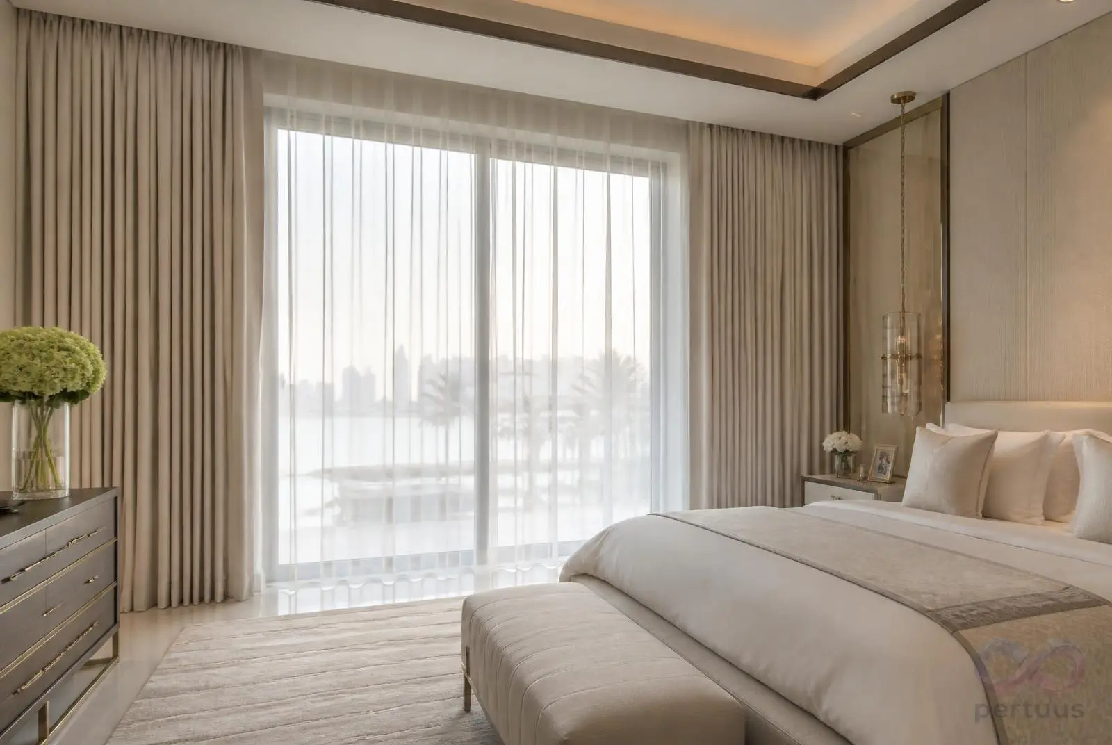 Curtains, blinds and motorised shading in Dubai