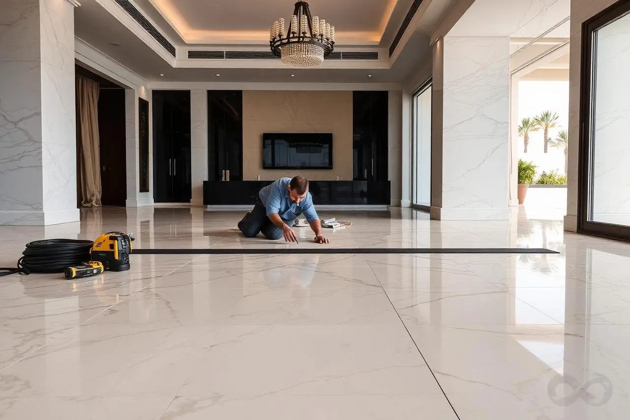 Flooring, tiling and marble installation in Dubai
