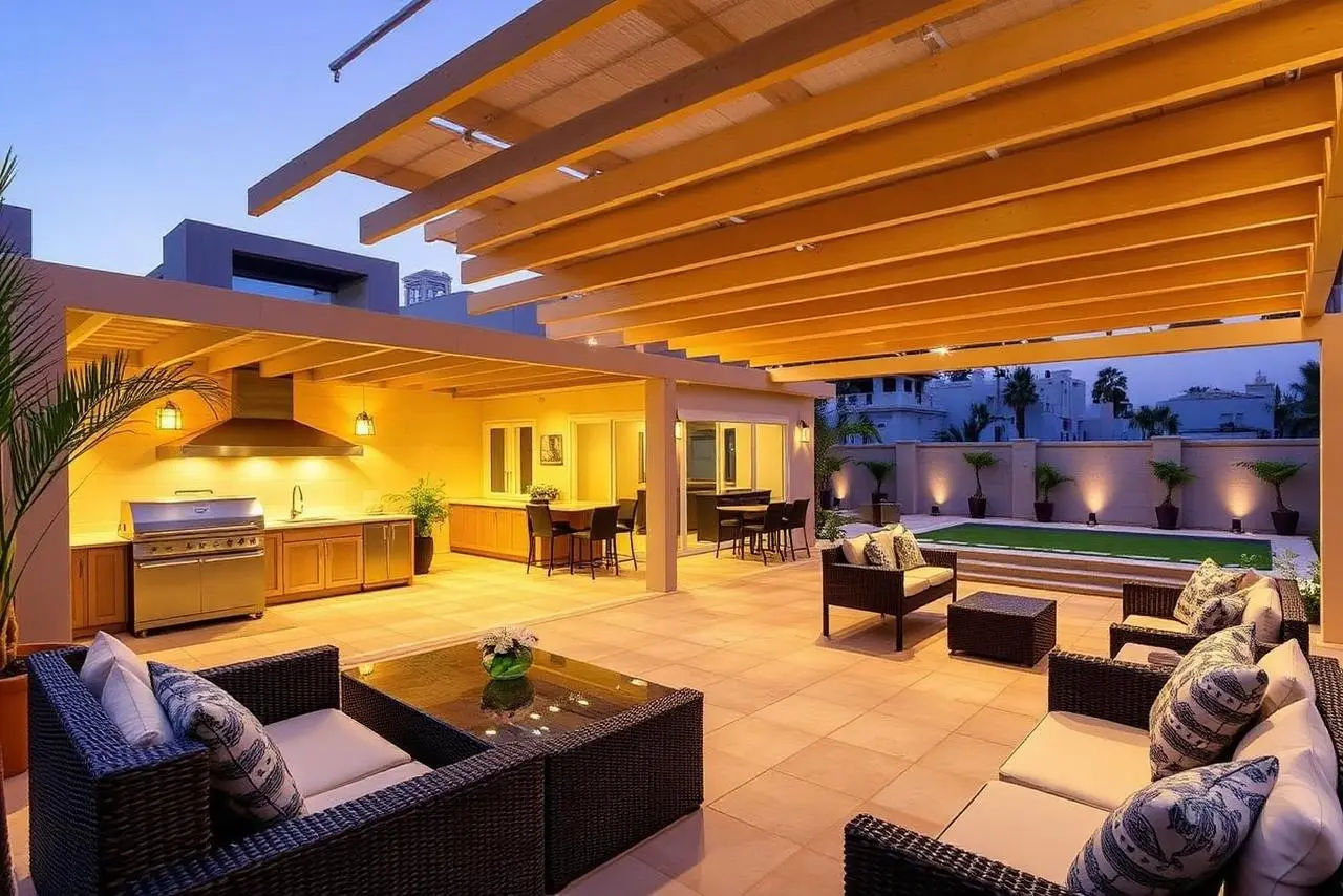 Terraces, pergolas and outdoor living in Dubai